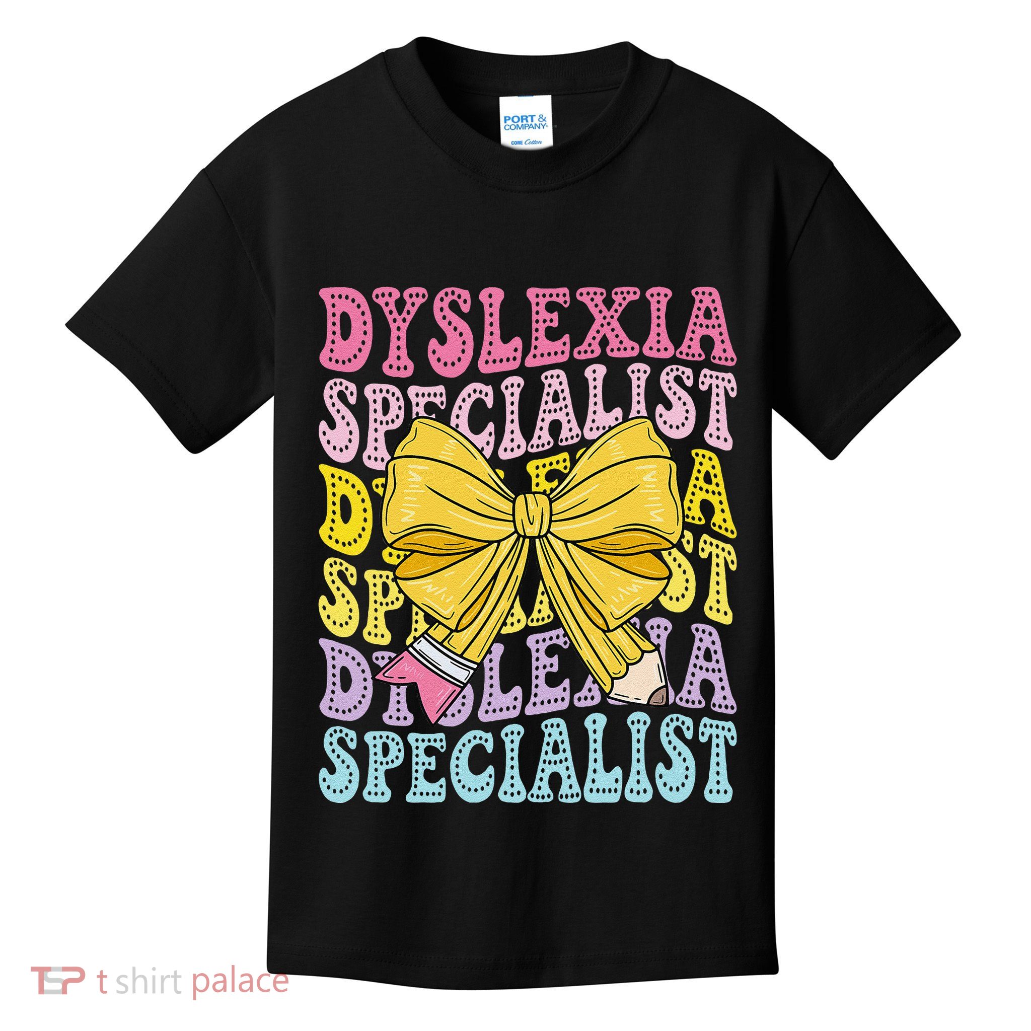 Dyslexia Specialist Squad Literacy Reading Disorder Dyslexic .Png Kids T-Shirt