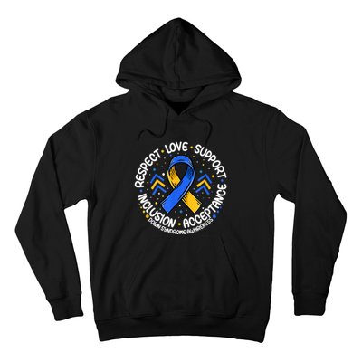 Down Syndrome Shirt Respect Support Down Syndrome Awareness  Hoodie