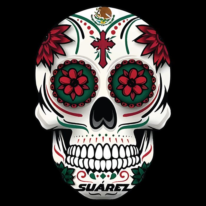 Daniel SuáRez Skull 99 16oz Travel Tumbler