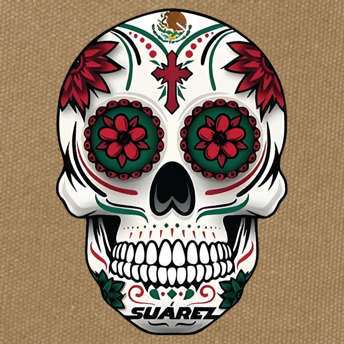 Daniel SuáRez Skull 99 Cotton Canvas Backpack