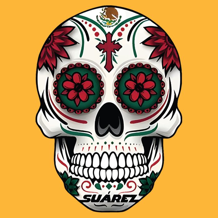 Daniel SuáRez Skull 99 Sustainable Knit Beanie