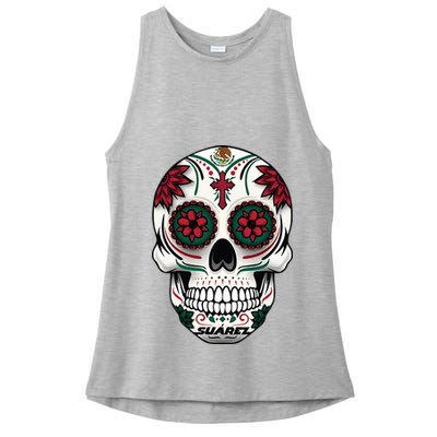 Daniel SuáRez Skull 99 Ladies PosiCharge Tri-Blend Wicking Tank