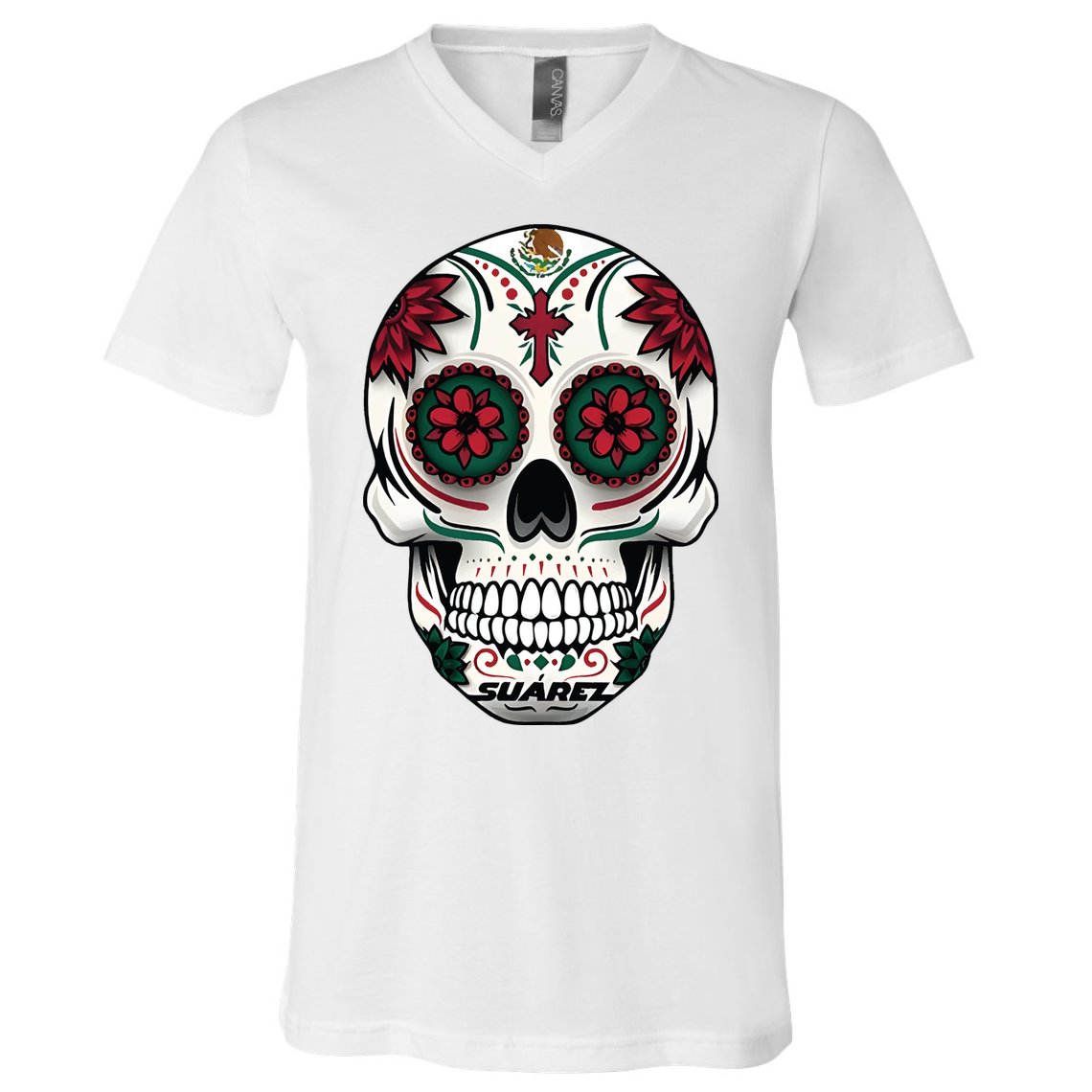 Daniel SuáRez Skull 99 V-Neck T-Shirt