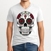 Daniel SuáRez Skull 99 V-Neck T-Shirt