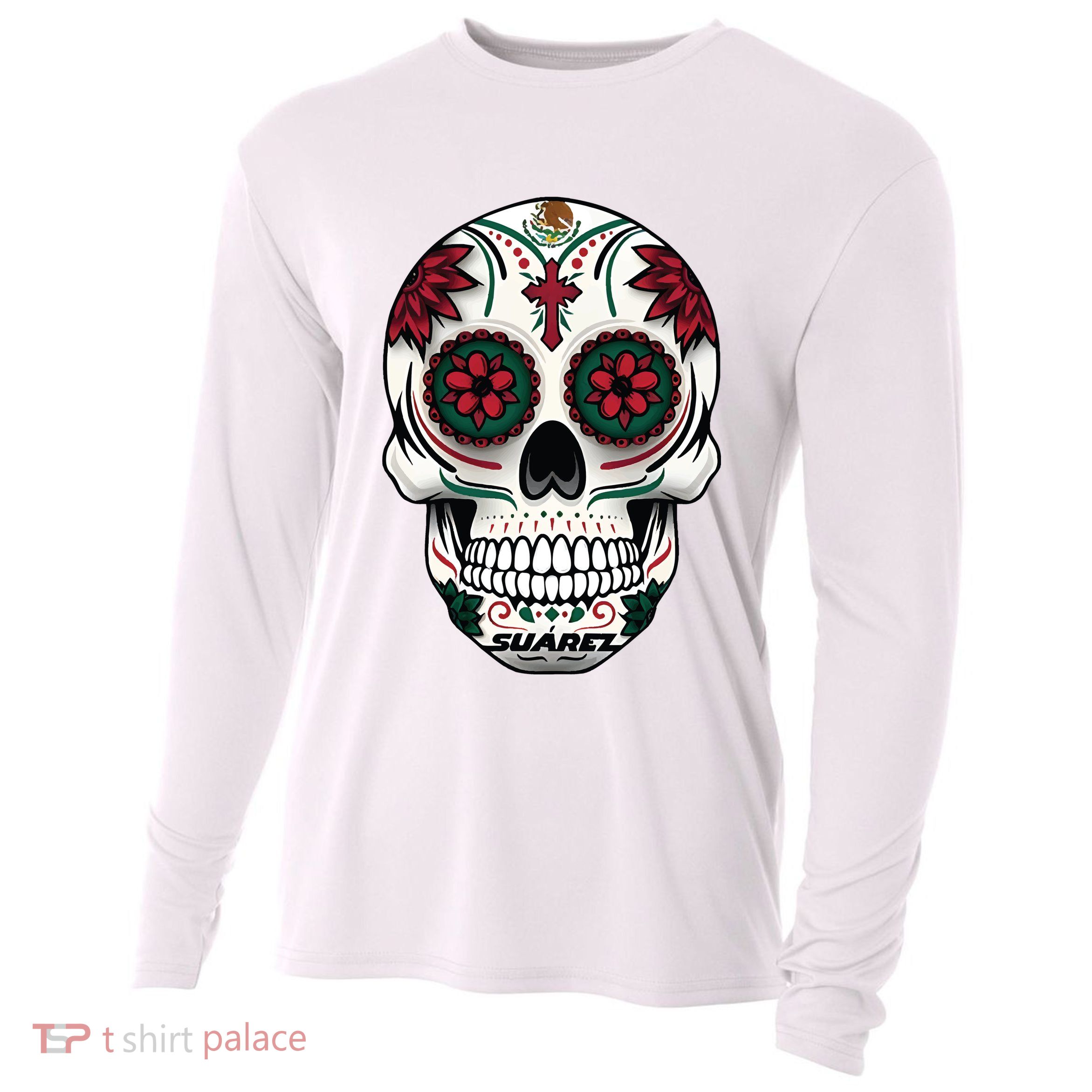 Daniel SuáRez Skull 99 Cooling Performance Long Sleeve Crew