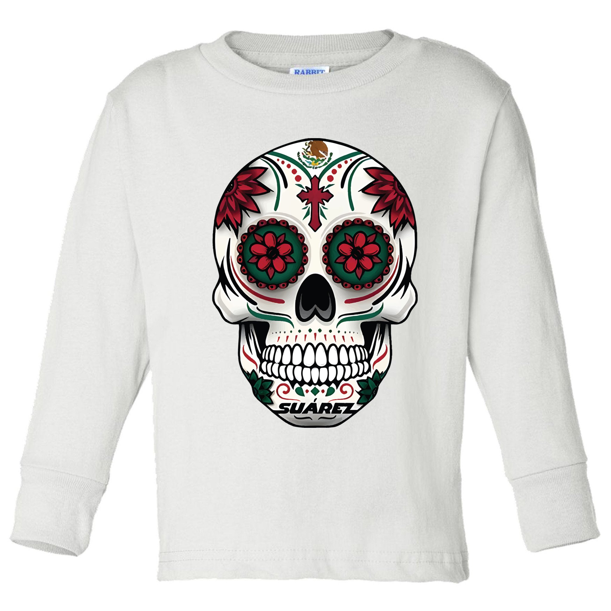Daniel SuáRez Skull 99 Toddler Long Sleeve Shirt