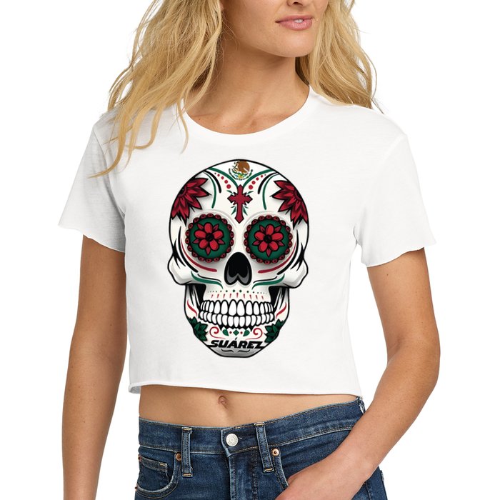Daniel SuáRez Skull 99 Crop Top