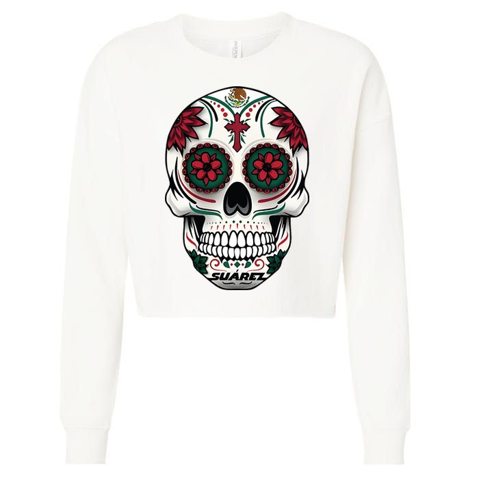 Daniel SuáRez Skull 99 Cropped Pullover Crew
