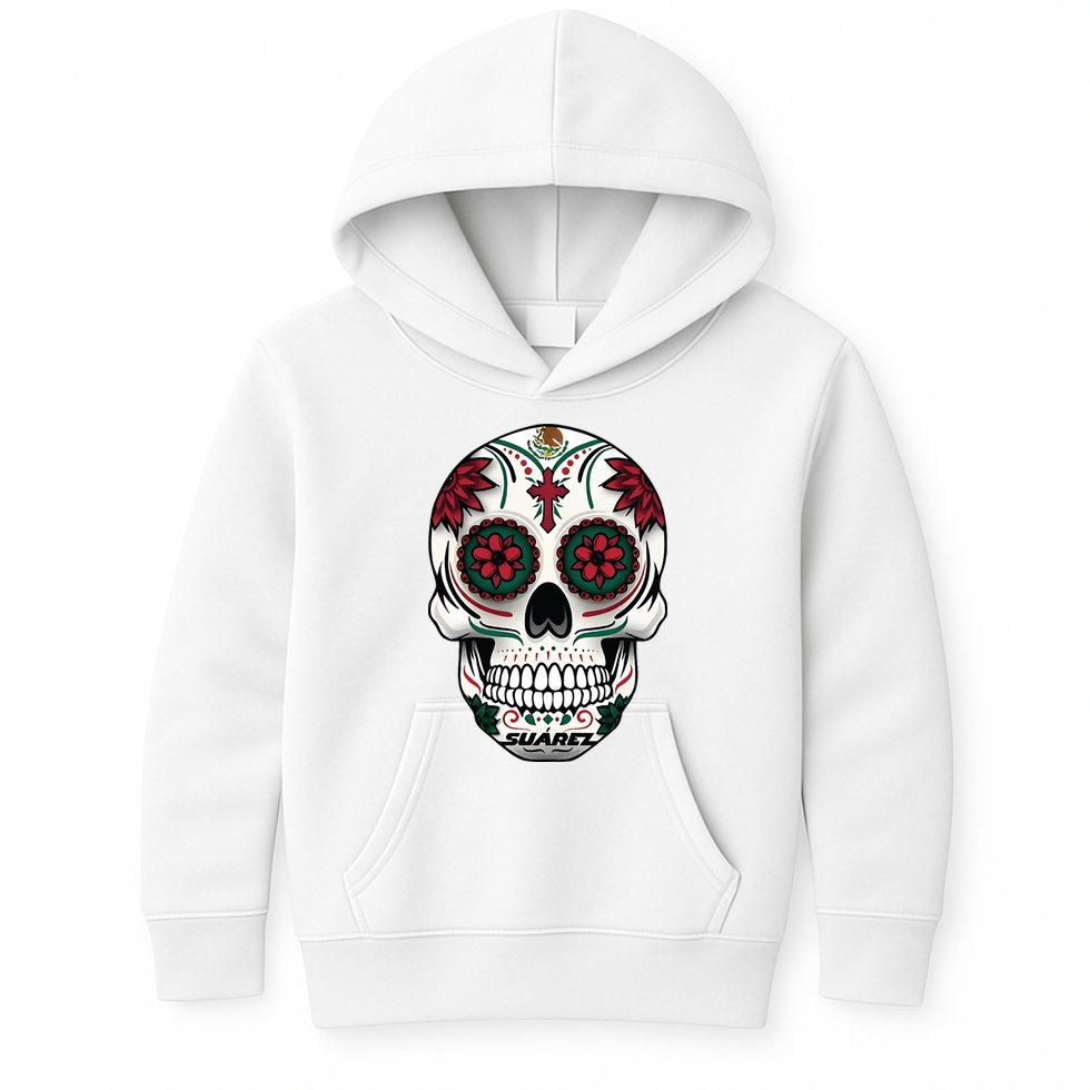 Daniel SuáRez Skull 99 Kids Hoodie