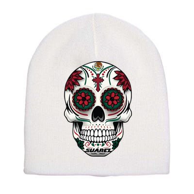 Daniel SuáRez Skull 99 Short Acrylic Beanie