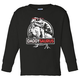 Daddy Saurus T Rex Dinosaur FatherS Day Family Matching Hoodie Toddler Long Sleeve Shirt