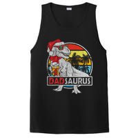 Dad Saurus T Rex Dinosaur Family Matching Xmas Christmas PosiCharge Competitor Tank