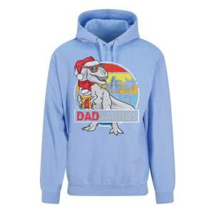 Dad Saurus T Rex Dinosaur Family Matching Xmas Christmas Unisex Surf Hoodie