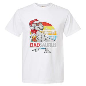 Dad Saurus T Rex Dinosaur Family Matching Xmas Christmas Garment-Dyed Heavyweight T-Shirt