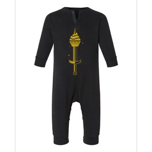 Dowser Series Tenth Anniversary Goldprinting Infant Fleece One Piece