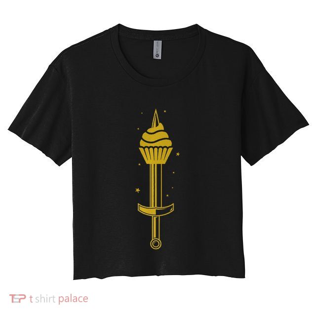 Dowser Series Tenth Anniversary Goldprinting Crop Top