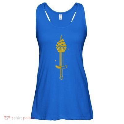Dowser Series Tenth Anniversary Goldprinting Ladies Essential Flowy Tank