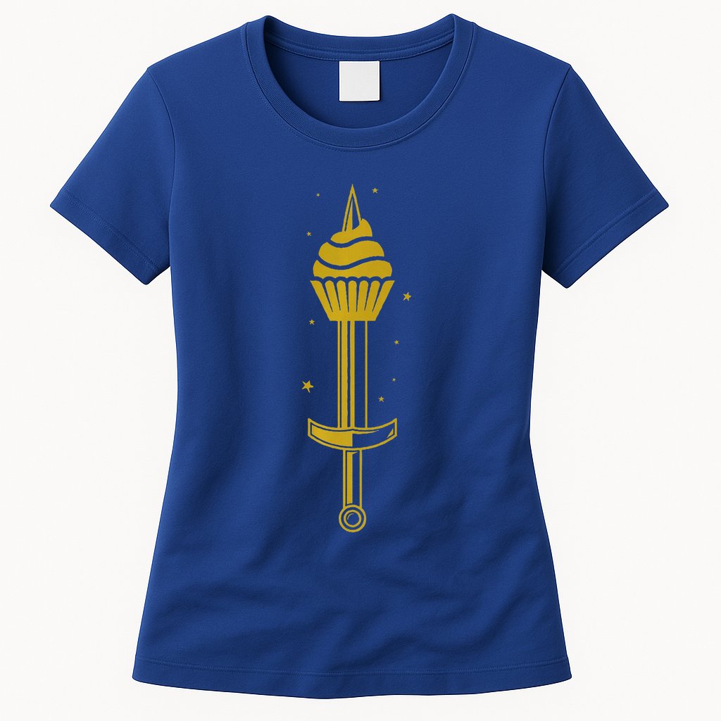 Dowser Series Tenth Anniversary Goldprinting Womens T-Shirt