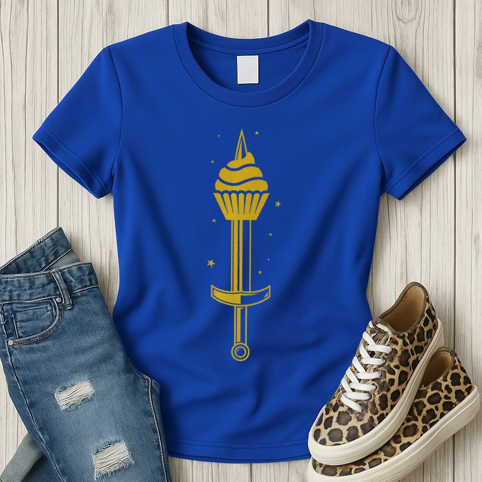 Dowser Series Tenth Anniversary Goldprinting Womens T-Shirt