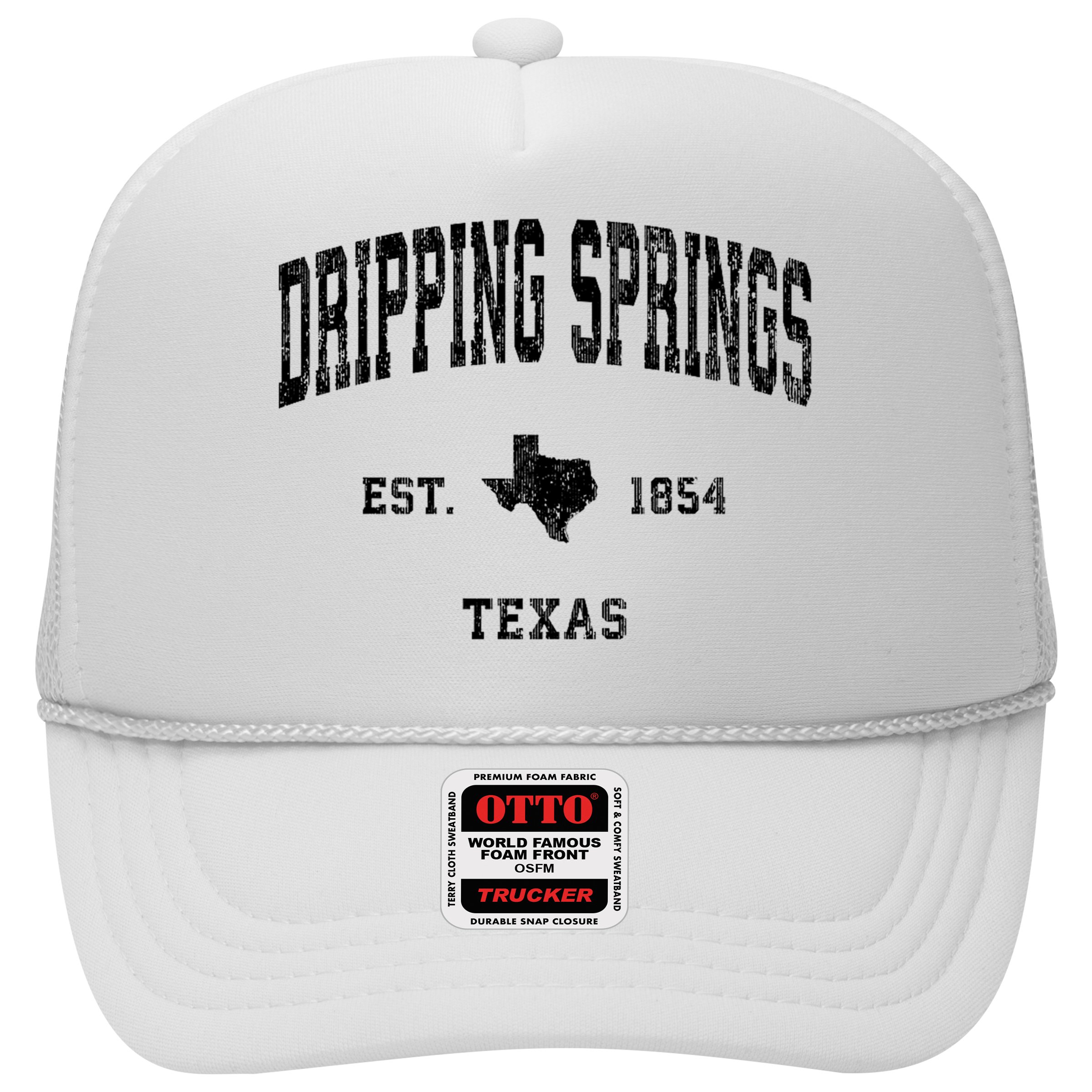 Dripping Springs Texas Tx Vintage Established Athletic Sports Design Hat
