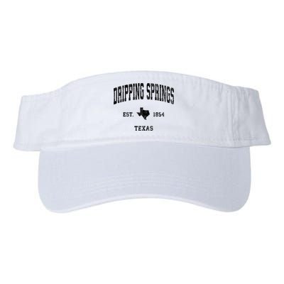 Dripping Springs Texas Tx Vintage Established Athletic Sports Design Visor