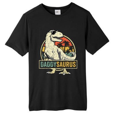 Daddy Saurus T Rex Dinosaur Daddysaurus Family Matching Tall Fusion ChromaSoft Performance T-Shirt