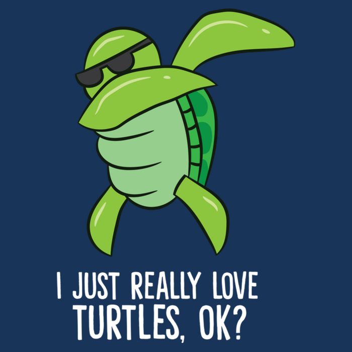 Dabbing Sea Turtle I Just Really Love Turtles Ok? Cooling Performance Crew T-Shirt