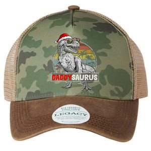 Daddy Saurus T Rex Dinosaur Christmas Family Matching Xmas Funny Gift Legacy Tie Dye Trucker Hat