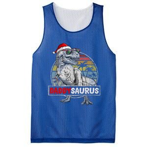 Daddy Saurus T Rex Dinosaur Christmas Family Matching Xmas Funny Gift Mesh Reversible Basketball Jersey Tank