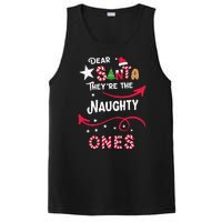 Dear Santa They Are The Naughty Ones Christmas Funny PosiCharge Competitor Tank