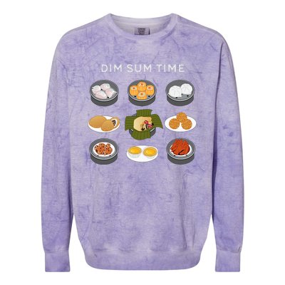 Dim Sum Time Colorblast Crewneck Sweatshirt