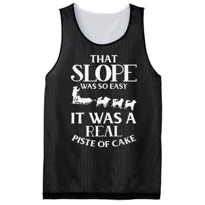 Dog Sledding That Slope Was So Easy Mesh Reversible Basketball Jersey Tank