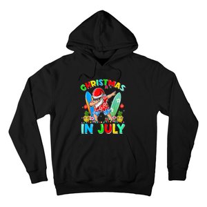 Dabbing Santa T Christmas In July Hawaiian Xmas Hoodie