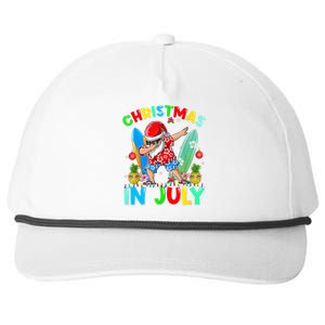 Dabbing Santa T Christmas In July Hawaiian Xmas Snapback Five-Panel Rope Hat