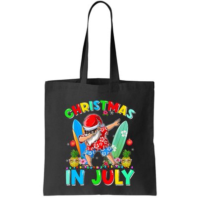 Dabbing Santa T Christmas In July Hawaiian Xmas Bag