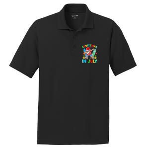 Dabbing Santa T Christmas In July Hawaiian Xmas PosiCharge RacerMesh Polo