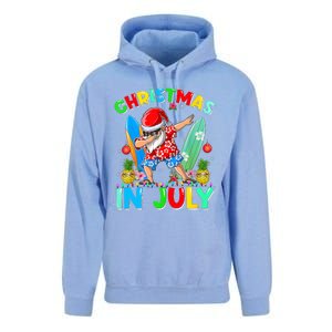 Dabbing Santa T Christmas In July Hawaiian Xmas Unisex Surf Hoodie