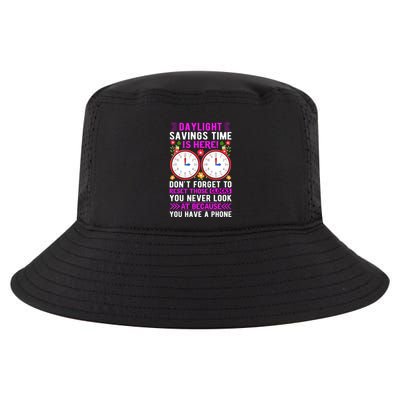Daylight Savings Time Funny Cool Comfort Performance Bucket Hat