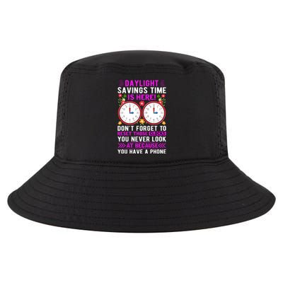 Daylight Savings Time Funny Cool Comfort Performance Bucket Hat