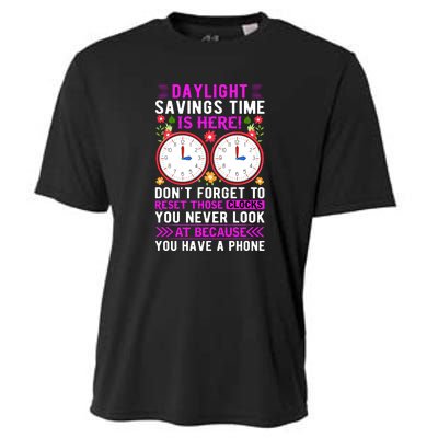 Daylight Savings Time Funny Cooling Performance Crew T-Shirt