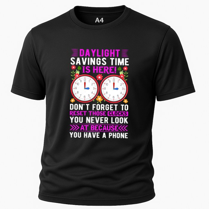 Daylight Savings Time Funny Cooling Performance Crew T-Shirt