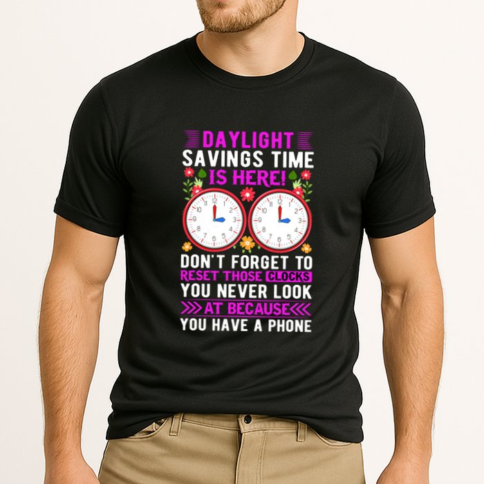 Daylight Savings Time Funny Cooling Performance Crew T-Shirt