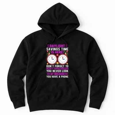 Daylight Savings Time Funny Hoodie