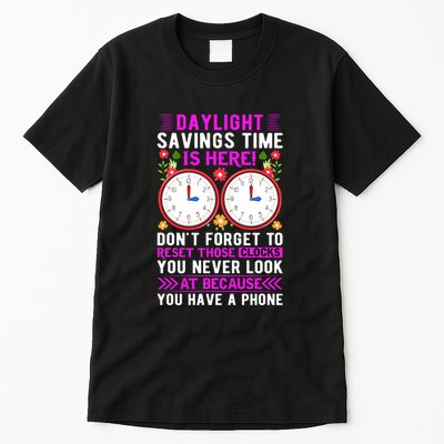 Daylight Savings Time Funny Tall T-Shirt