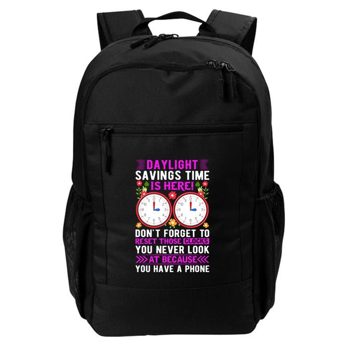 Daylight Savings Time Funny Backpack