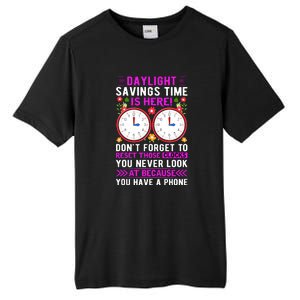 Daylight Savings Time Funny Tall Fusion ChromaSoft Performance T-Shirt