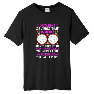 Daylight Savings Time Funny Tall Fusion ChromaSoft Performance T-Shirt