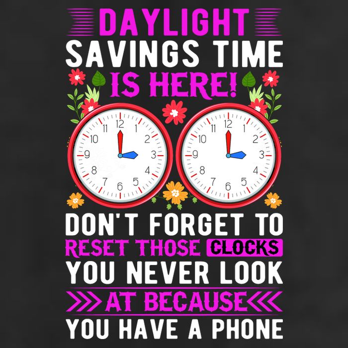 Daylight Savings Time Funny Beanie