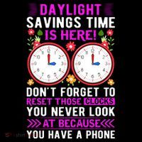 Daylight Savings Time Funny Flatbill Hat