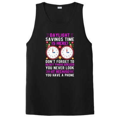 Daylight Savings Time Funny PosiCharge Competitor Tank